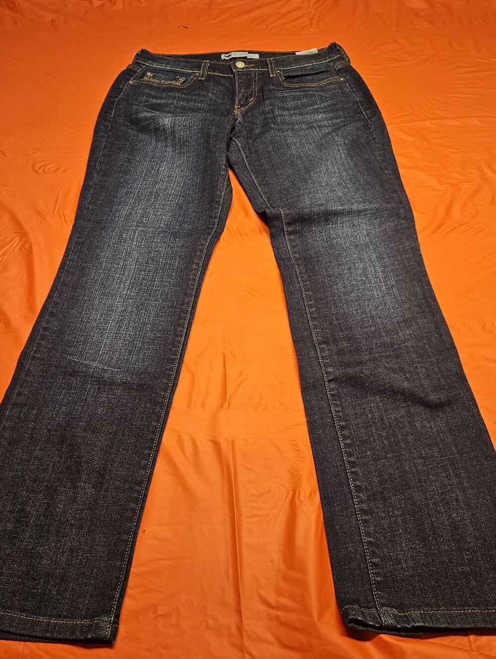 Levis 505 Elevated Straight Leg Specialized Variation 27×30 Dark Indigo Like New